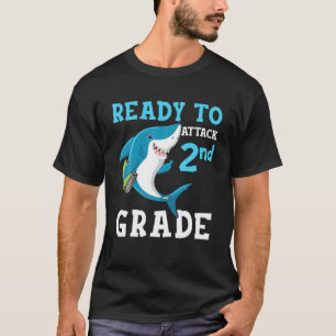 Shark Studenter Kids Redo att attackera andra Klas T Shirt