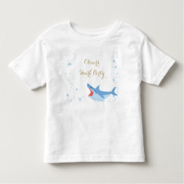 Shark Summer Party Splish Stänk Birthday Bash T Shirt