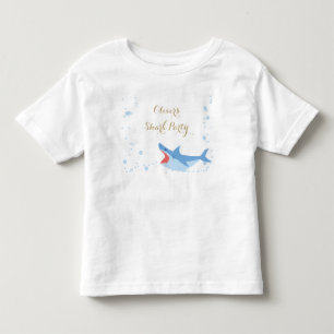 Shark Summer Party Splish Stänk Birthday Bash T Shirt