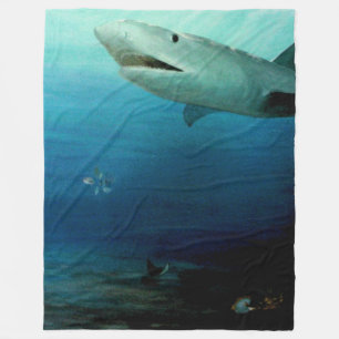 Shark Swimming Fleecefilt