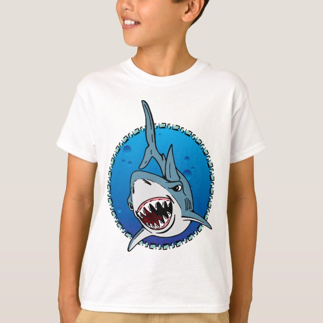 SHARK! T-SHIRT (Framsida)