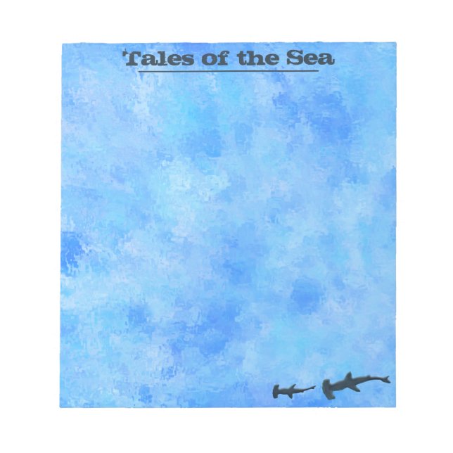 Shark Tales of the Sea Anteckningsblock (Framsida)