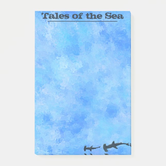 Shark Tales of the Sea Post-it Block (Framsida)