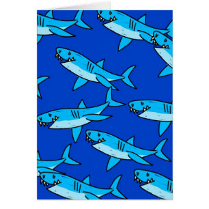 Shark Tapet Hälsningskort