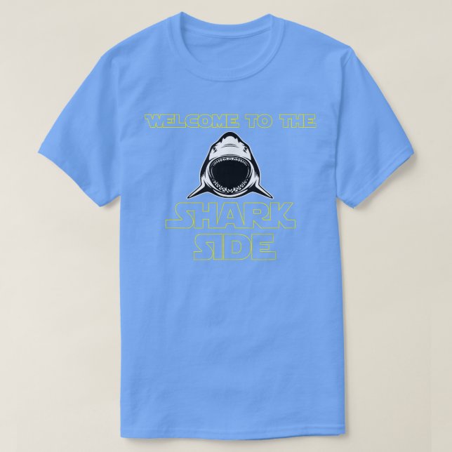Shark Tee Manar kommer att Kärlek, välkommen till  (Design framsida)