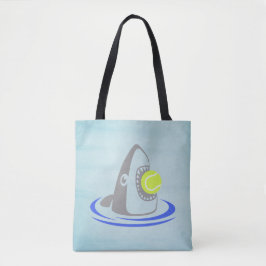 Shark Tennis Tote Bag Tygkasse