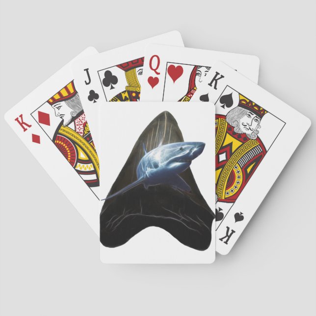 Shark Tooth Spel Kort (Baksidan)