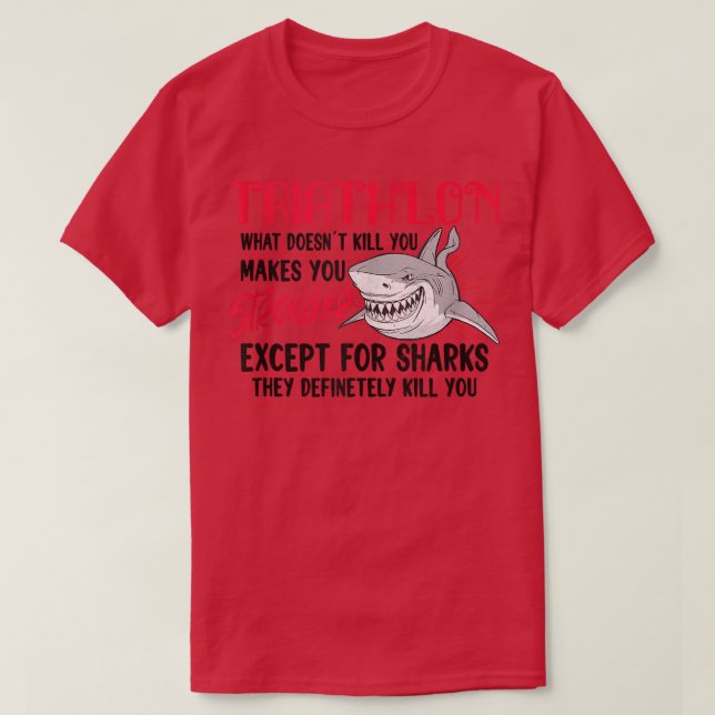 Shark Triathlon Support Crew Triathlon Training Sc T Shirt (Design framsida)