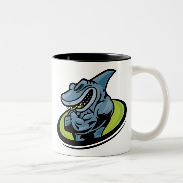 shark Två-Tonad mugg (Höger)