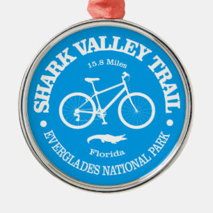 Shark Valley Trail (cykling) Julgransprydnad Metall