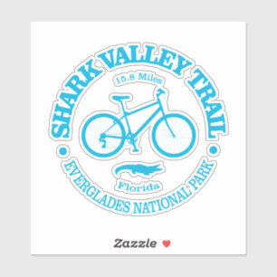 Shark Valley Trail (cykling) Klistermärken