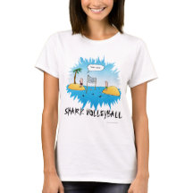 Shark Volleyball Funny Tecknad