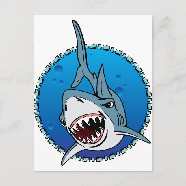 SHARK! VYKORT (Framsida)
