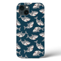 Shark Week Mönster Iphone case Cover