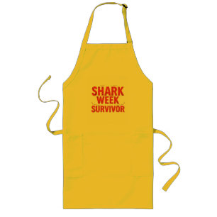 Shark Week Survivor Långt Förkläde
