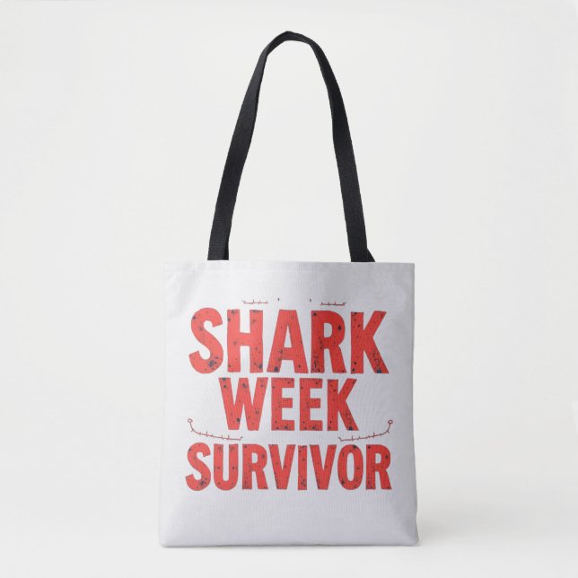 Shark Week Survivor Tygkasse (Framsida)