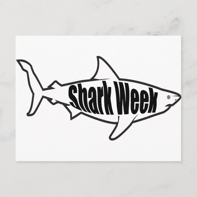 Shark Week Vykort (Framsida)