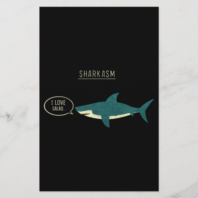 Sharkasm Classic Brevpapper (Framsida)