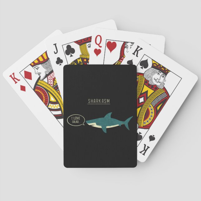 Sharkasm Classic Casinokort (Baksidan)