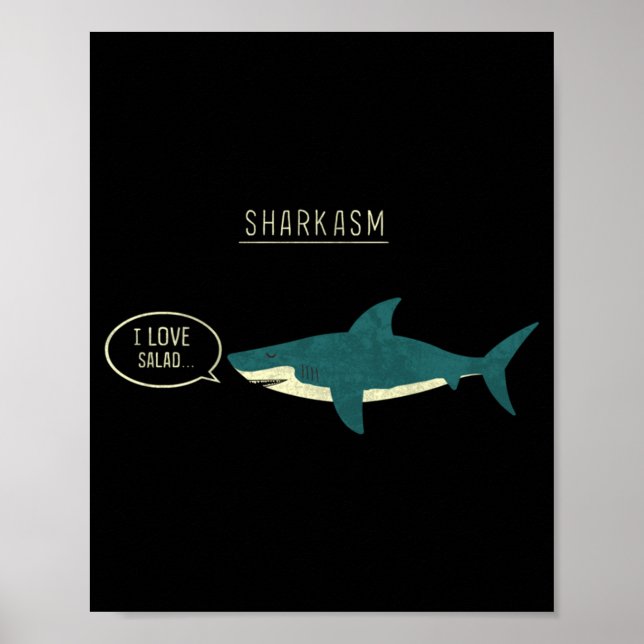 Sharkasm Classic Poster (Framsidan)