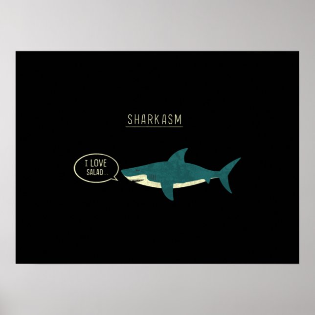 Sharkasm Classic Poster (Framsidan)