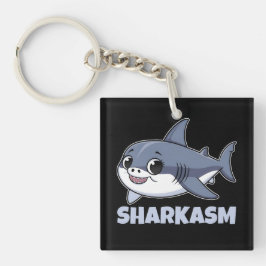 Sharkasm med Porbeagle Shark Baby Funny Pun