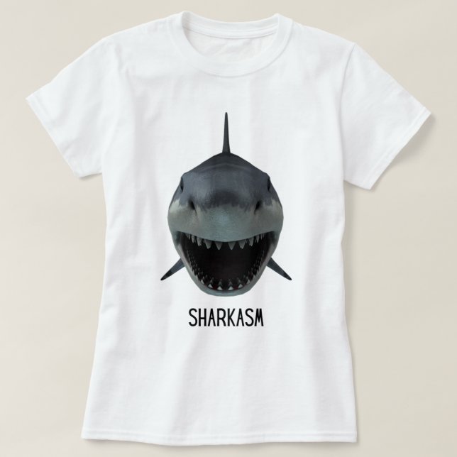 sharkasm t shirt (Design framsida)
