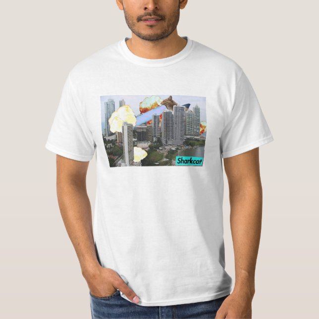 SHARKCATZILLA TEE SHIRT (Framsida)