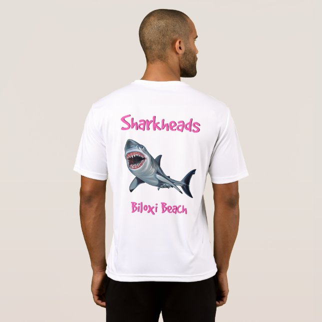 Sharkheads klassikerT-tröja Tee Shirt (Hel baksida)