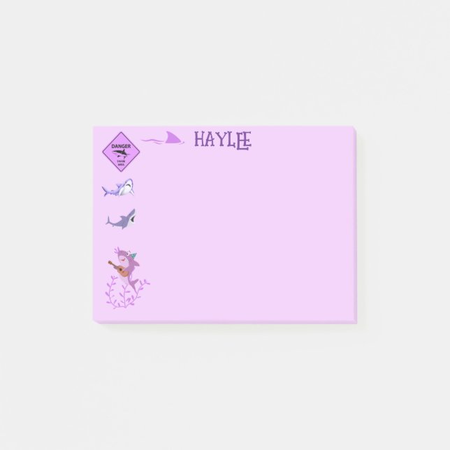Sharkie friend post it note post-it block (Framsida)