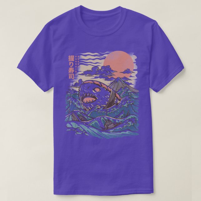 Sharkiri Sushi T Shirt (Design framsida)