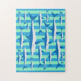SHARKS! 11 x 14 pussel