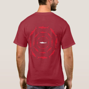 Sharks coola T-frimärke T Shirt