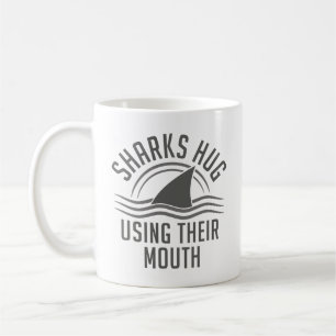 Sharks Hug använder munnen Kaffemugg
