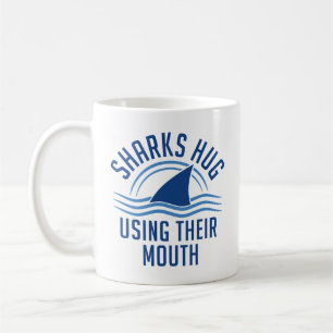 Sharks Hug använder munnen Kaffemugg