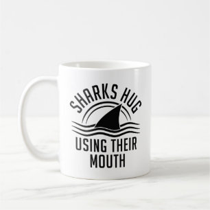Sharks Hug använder munnen Kaffemugg