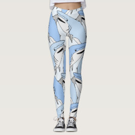Sharks Mönster leggings