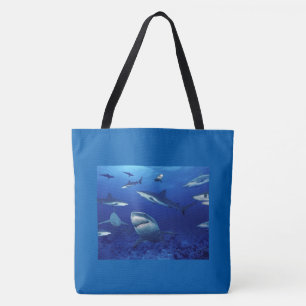 Sharks Tote Bag Tygkasse