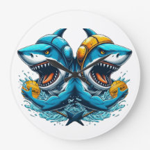 Sharks Vatten Polo Clock