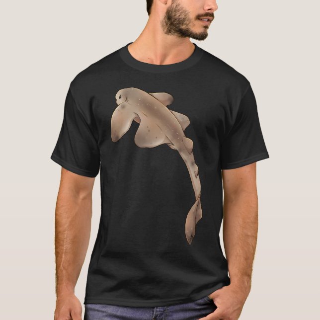 SharkTober dag 2 Ängelhaj T Shirt (Framsida)