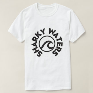 Sharky bevattnar den original- tee shirt
