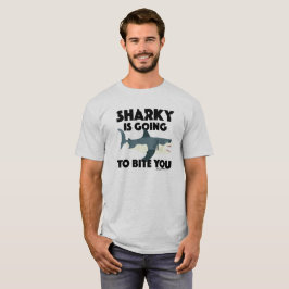 Sharky går till Bita som du utformar - Manar Basic T Shirt