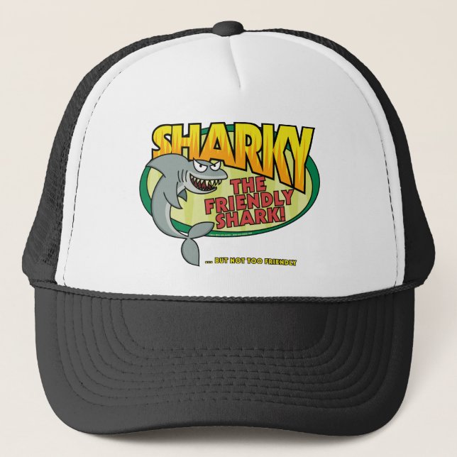 Sharky hatt truckerkeps (Framsida)