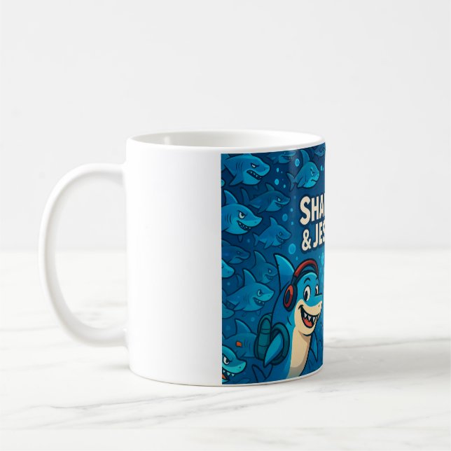 Sharky och jesmin mugg (Vänster)