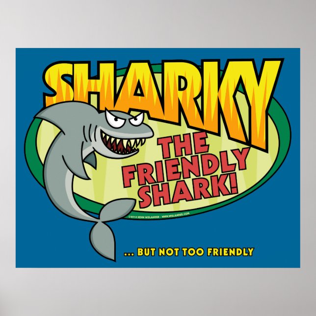 Sharky Poster (Framsidan)