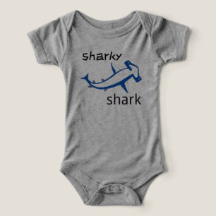 Sharky Shark Light Blue Boys T Shirt