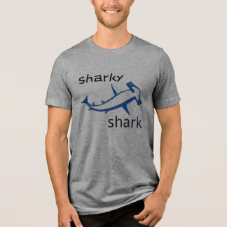 Sharky Shark Light Blue Boys T Shirt