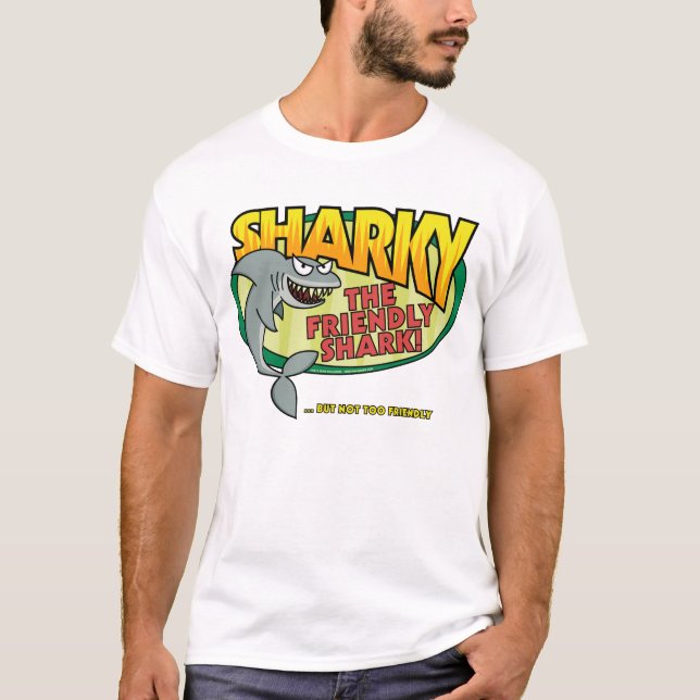 Sharky skjorta 3 tee shirt (Framsida)