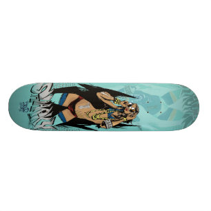 Sharky skridskodäck mini skateboard bräda 18,7 cm