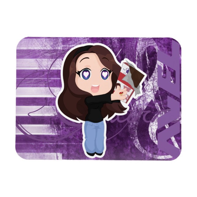 Sharm Choco Chibi Magnet (Horisontell)